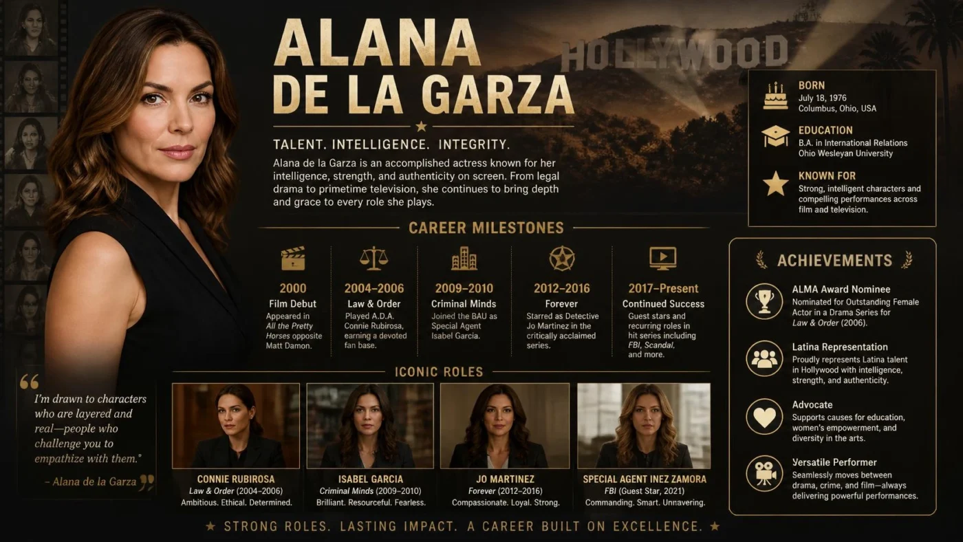 Alana de la Garza: Age, FBI Role, Husband and Net Worth