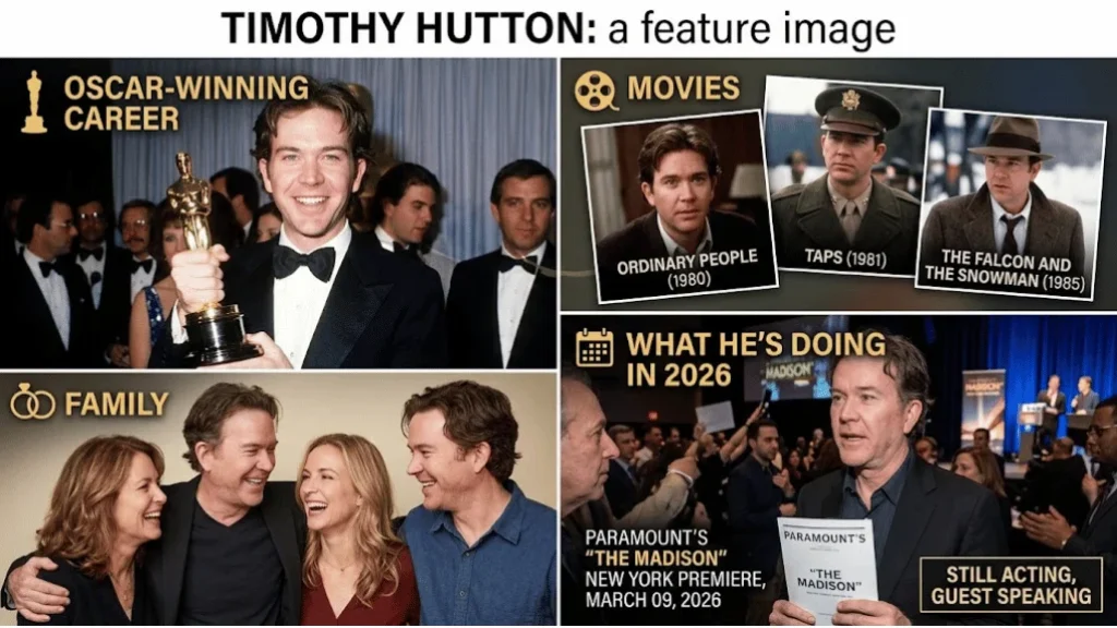 Timothy Hutton: Oscar Winner, Age, Family and Net Worth